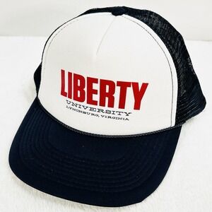 Liberty University Flames Foam Rope Trucker Hat Cap Snapback Adjustable NCAA